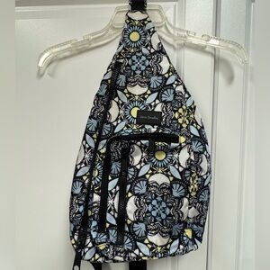 Vera Bradley ReActive LARGE Sling Backpack in Plaza Medallion EUC